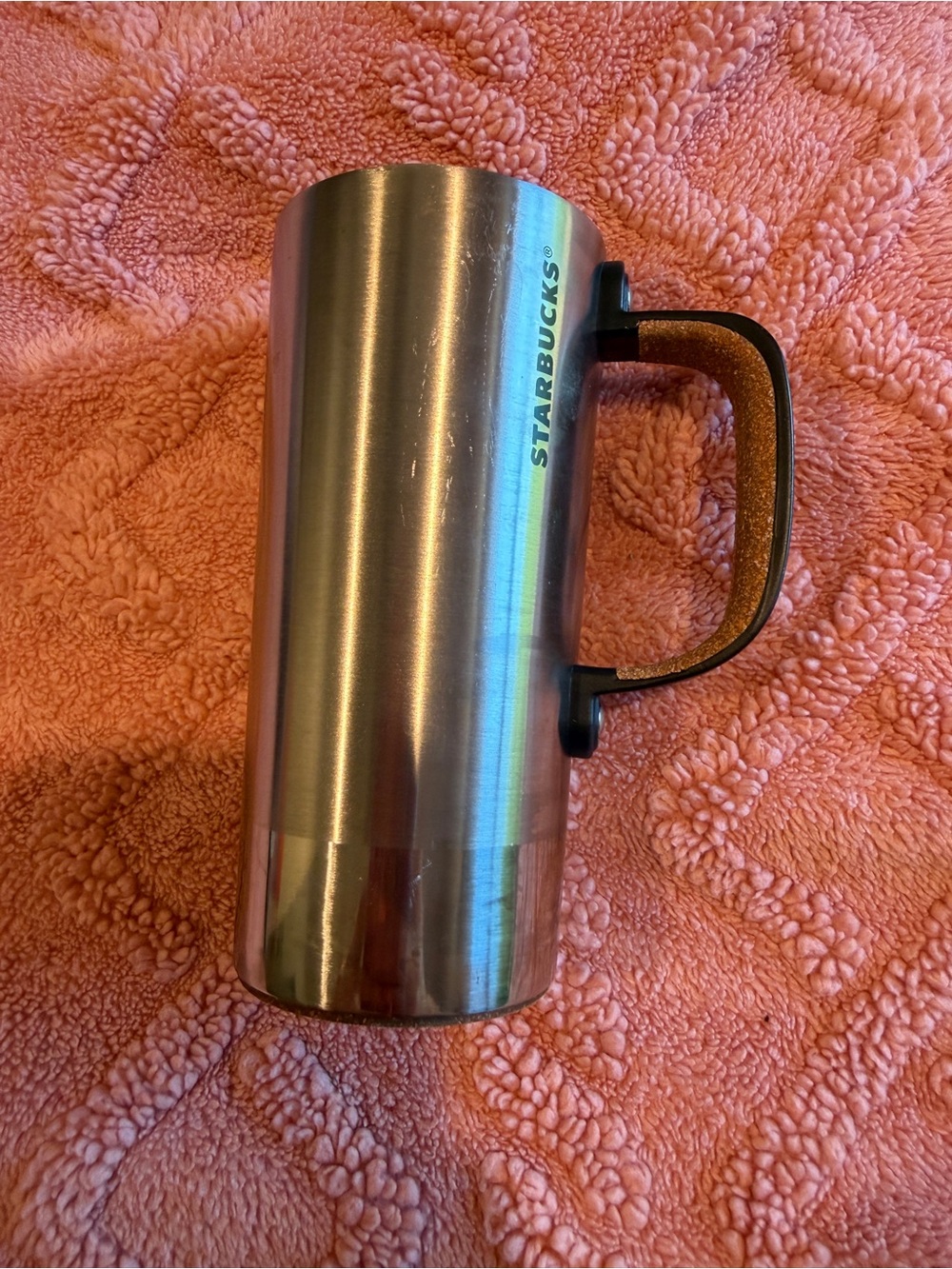 Starbucks 2012 Stainless mini 12oz Steel Coffee Mug with Handle